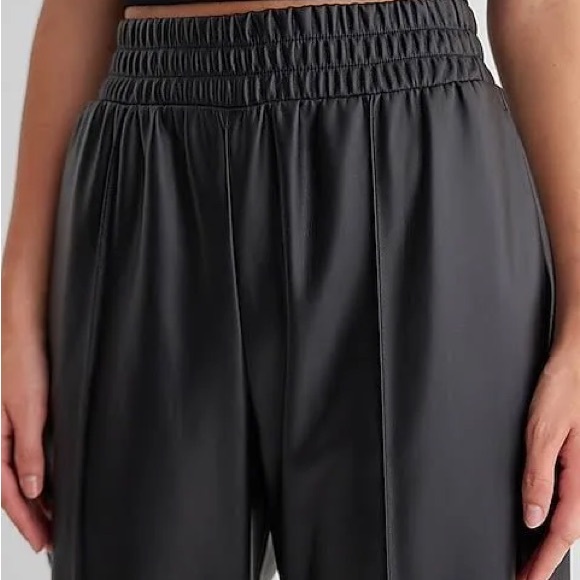 Leather joggers - Picture 3 of 4